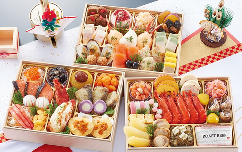 スカイネット匠本舗おせち和洋三段重絢華